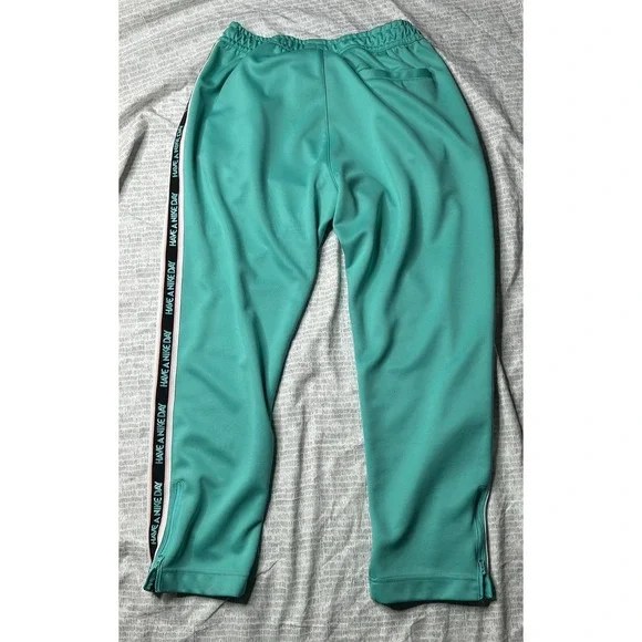 Nike Pants Mens L Teal Have A Nike Day Track Joggers Side Stripe CD8483-317 - Picture 2 of 10